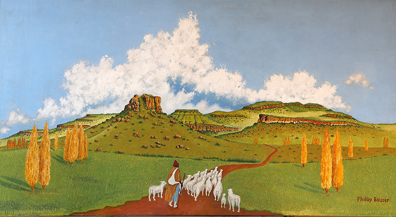 A shepherd near Lesotho